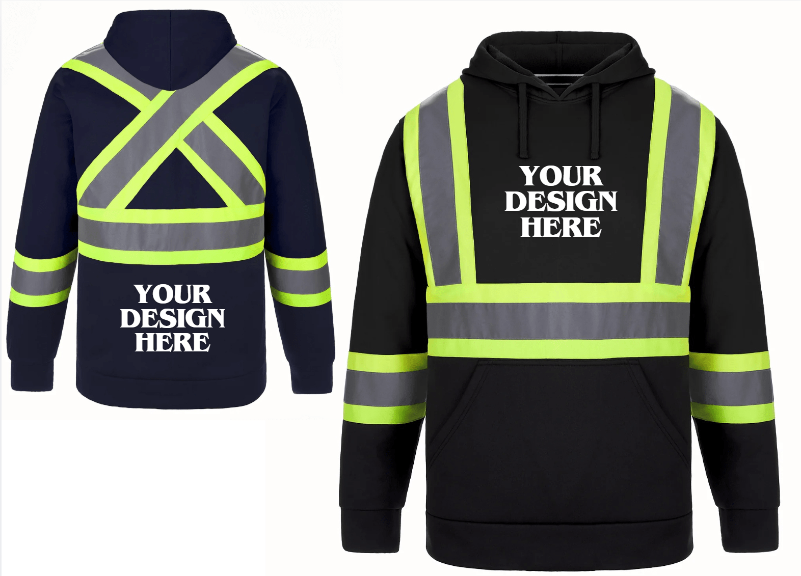 Long Haul - Adult Hi-Vis Pullover Hooded Sweatshirt - L01375 - Be Proud Line | Custom Apparel