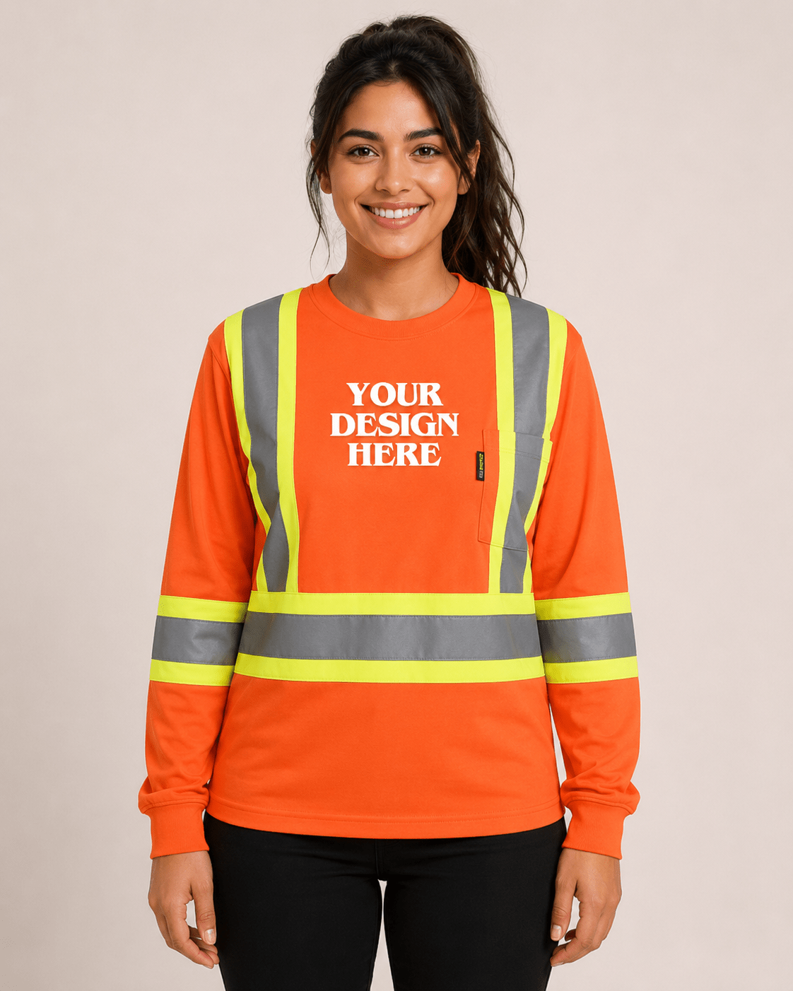 Lookout - Adult Long Sleeve Hi-Vis T-Shirt - S05970 - Be Proud Line | Custom Apparel