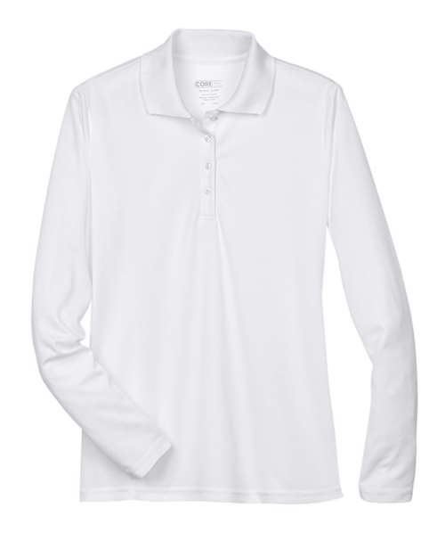 Men's Pinnacle Performance Long Sleeve Pique Polo - Core365 88192 - Be Proud Line | Custom Apparel