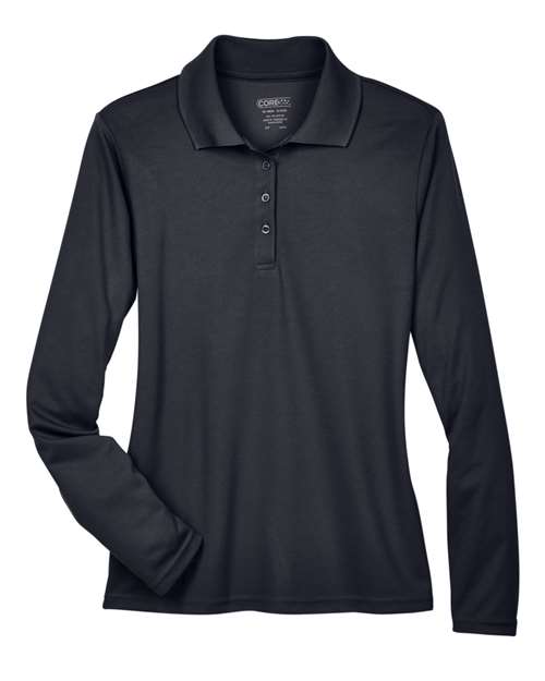 Men's Pinnacle Performance Long Sleeve Pique Polo - Core365 88192 - Be Proud Line | Custom Apparel