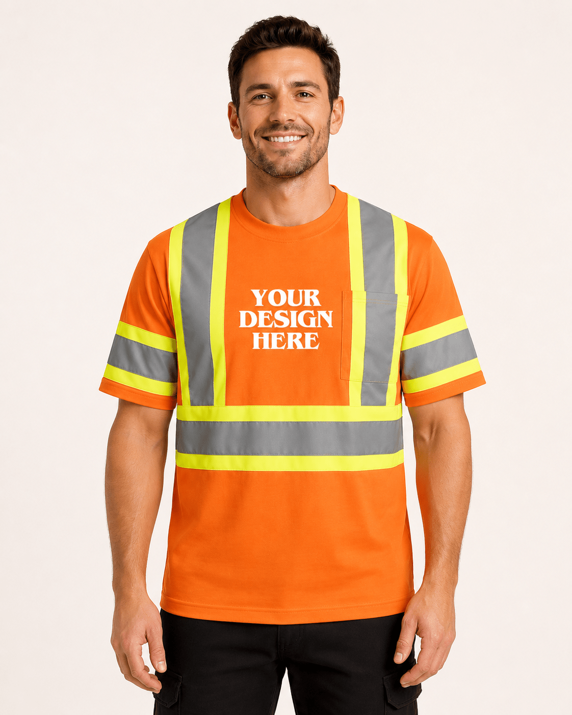 Optimum - Cotton Hi-Vis T-Shirt- S05990 - Be Proud Line | Custom Apparel