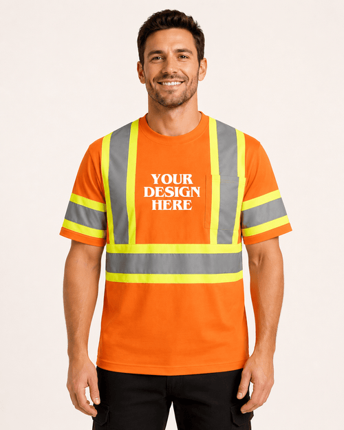 Optimum - Cotton Hi-Vis T-Shirt- S05990 - Be Proud Line | Custom Apparel
