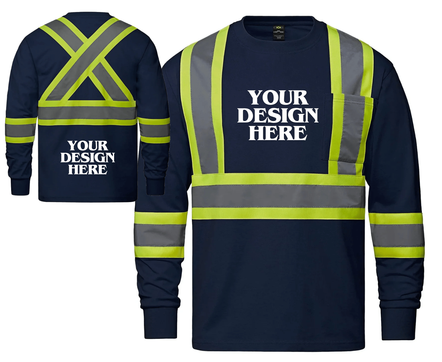Paramount - Cotton Long Sleeve Hi-Vis T-Shirt - S05995 - Be Proud Line | Custom Apparel