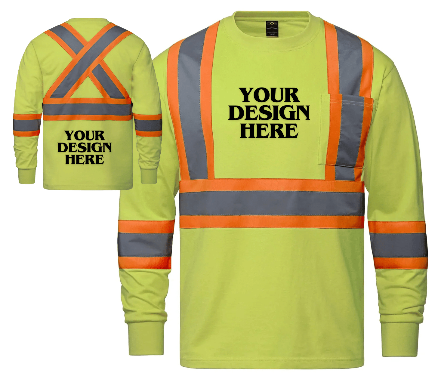 Paramount - Cotton Long Sleeve Hi-Vis T-Shirt - S05995 - Be Proud Line | Custom Apparel