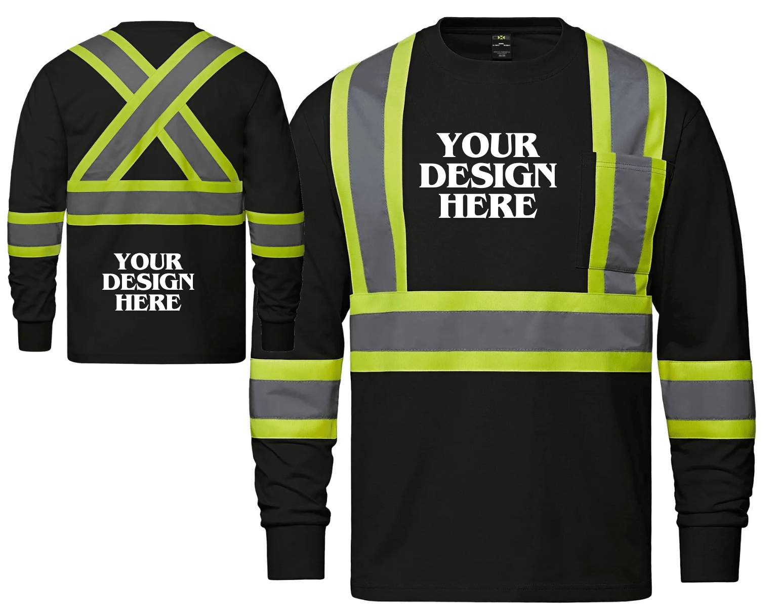 Paramount - Cotton Long Sleeve Hi-Vis T-Shirt - S05995 - Be Proud Line | Custom Apparel