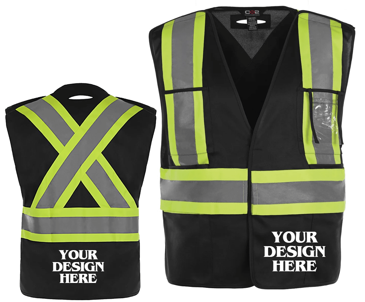 Protector - Adult Tricot Hi-Vis 5 Point Tear Away Vest - One Size - L01170 - Be Proud Line | Custom Apparel