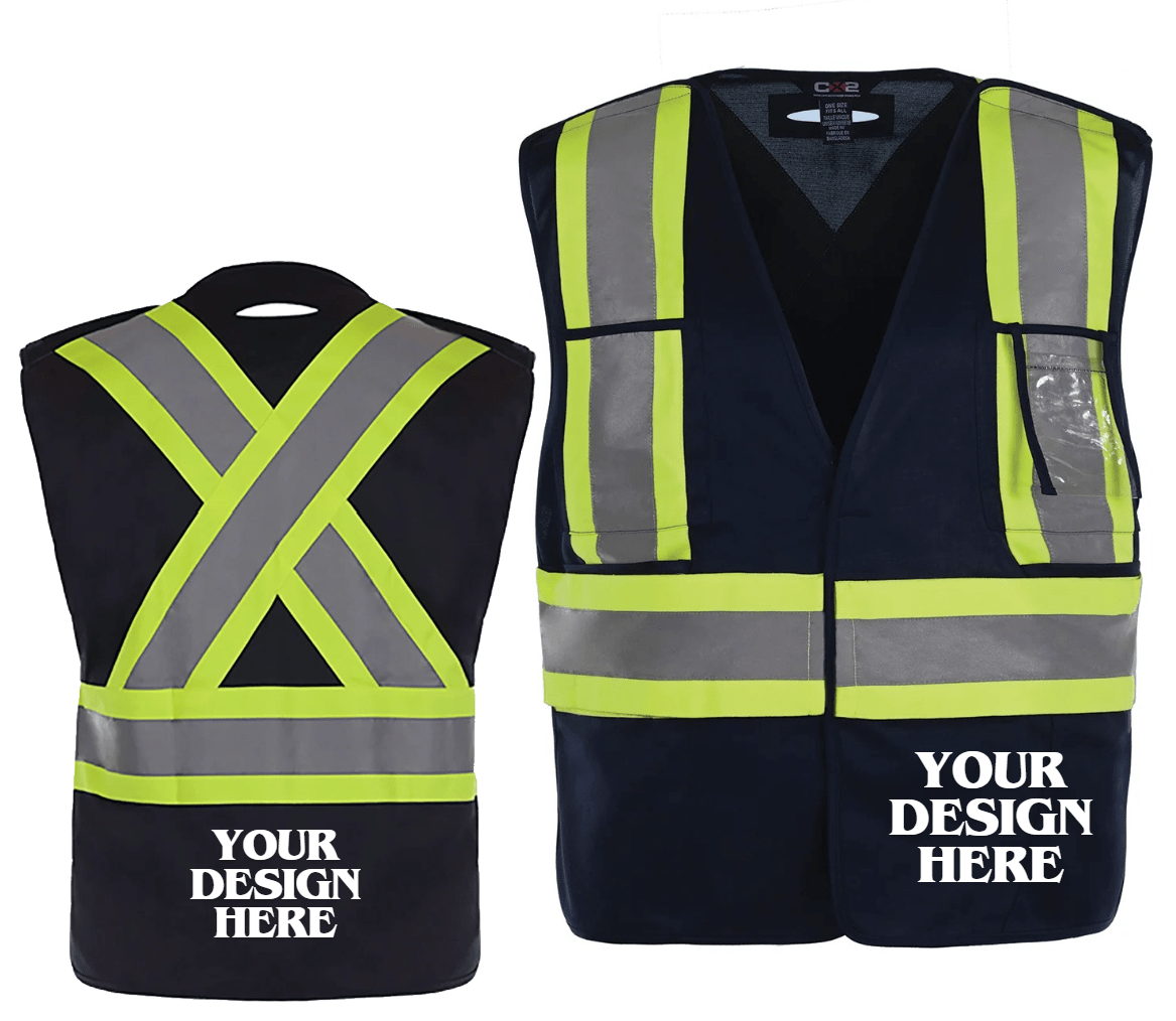 Protector - Adult Tricot Hi-Vis 5 Point Tear Away Vest - One Size - L01170 - Be Proud Line | Custom Apparel