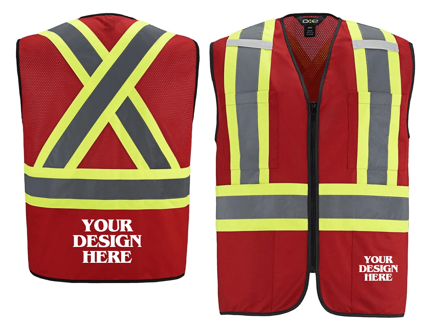 Scout - Hi-Vis Zipper front Vest - L01150 - Be Proud Line | Custom Apparel