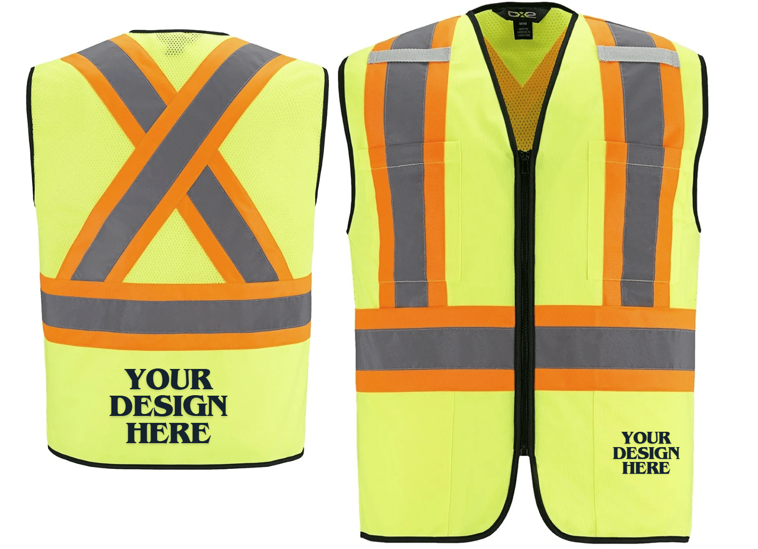 Scout - Hi-Vis Zipper front Vest - L01150 - Be Proud Line | Custom Apparel