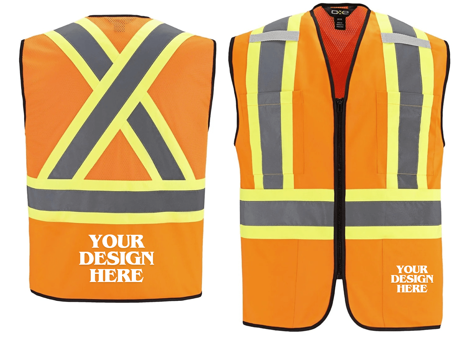 Scout - Hi-Vis Zipper front Vest - L01150 - Be Proud Line | Custom Apparel