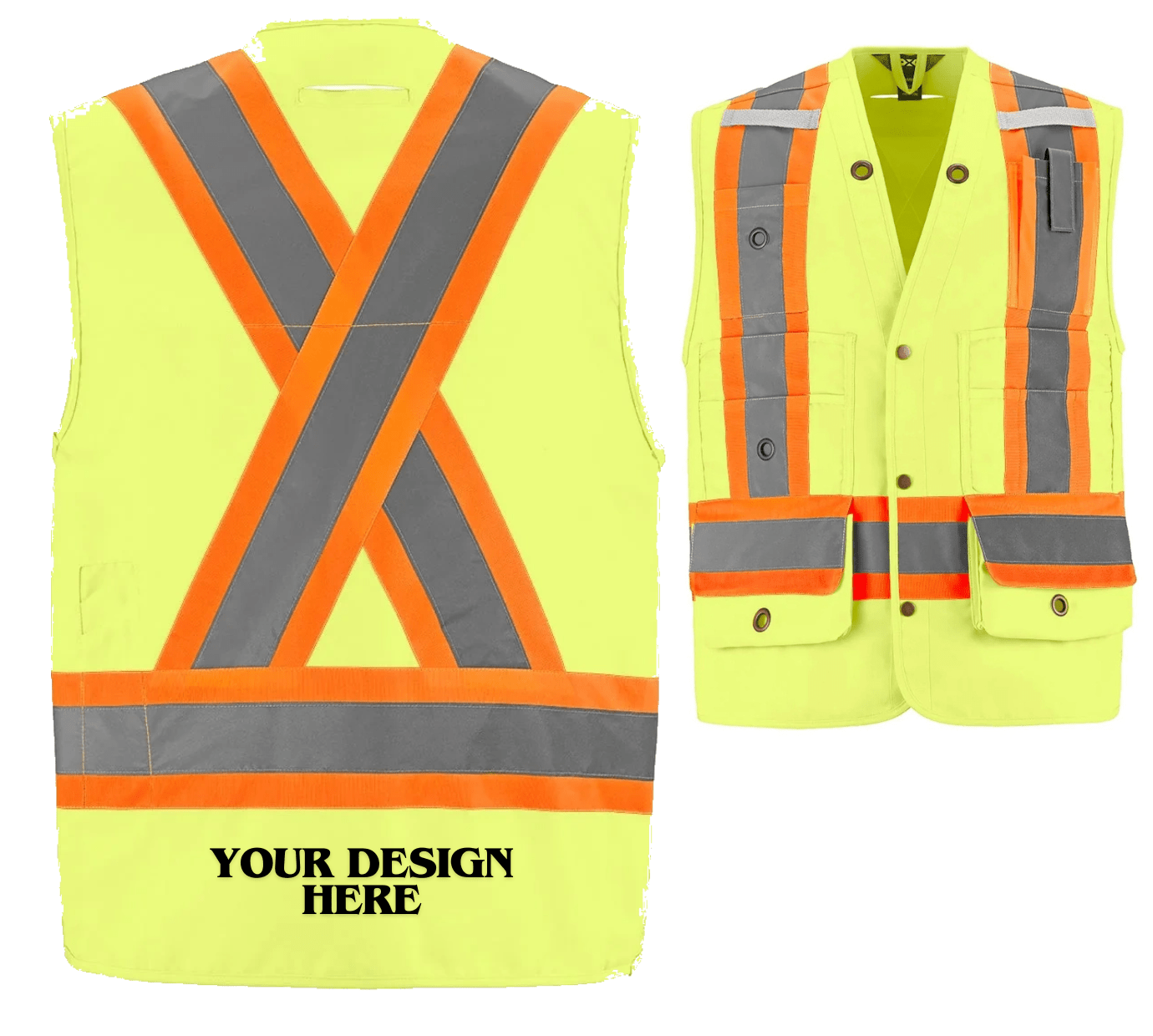 Surveyor - Hi-Vis Surveyor’s Vest - L01190 - Be Proud Line | Custom Apparel