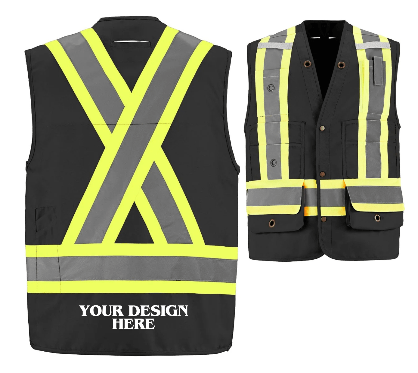 Surveyor - Hi-Vis Surveyor’s Vest - L01190 - Be Proud Line | Custom Apparel
