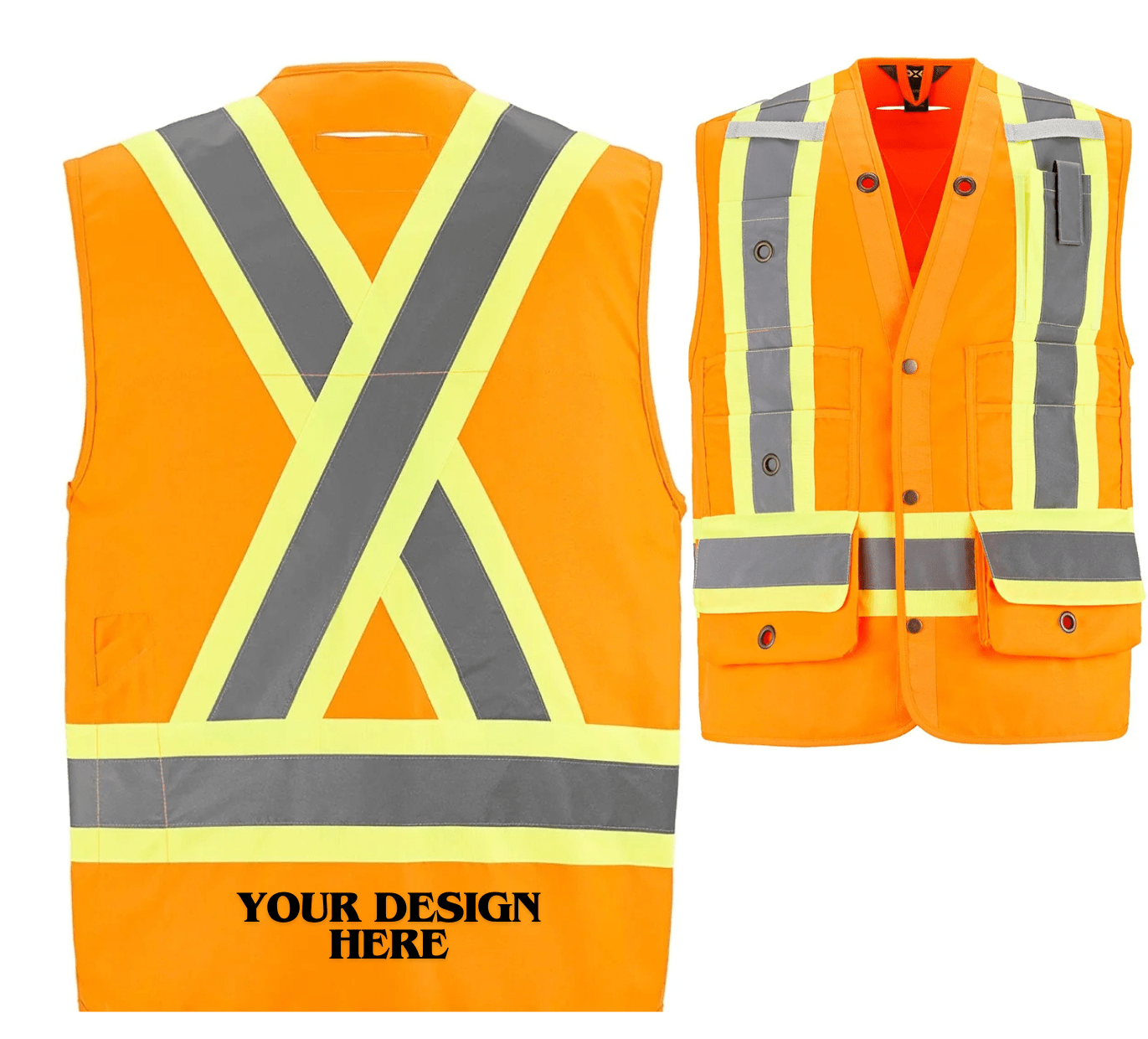 Surveyor - Hi-Vis Surveyor’s Vest - L01190 - Be Proud Line | Custom Apparel