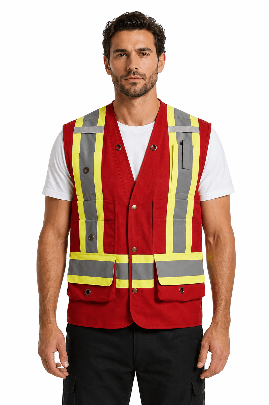 Surveyor - Hi-Vis Surveyor’s Vest - L01190 - Be Proud Line | Custom Apparel