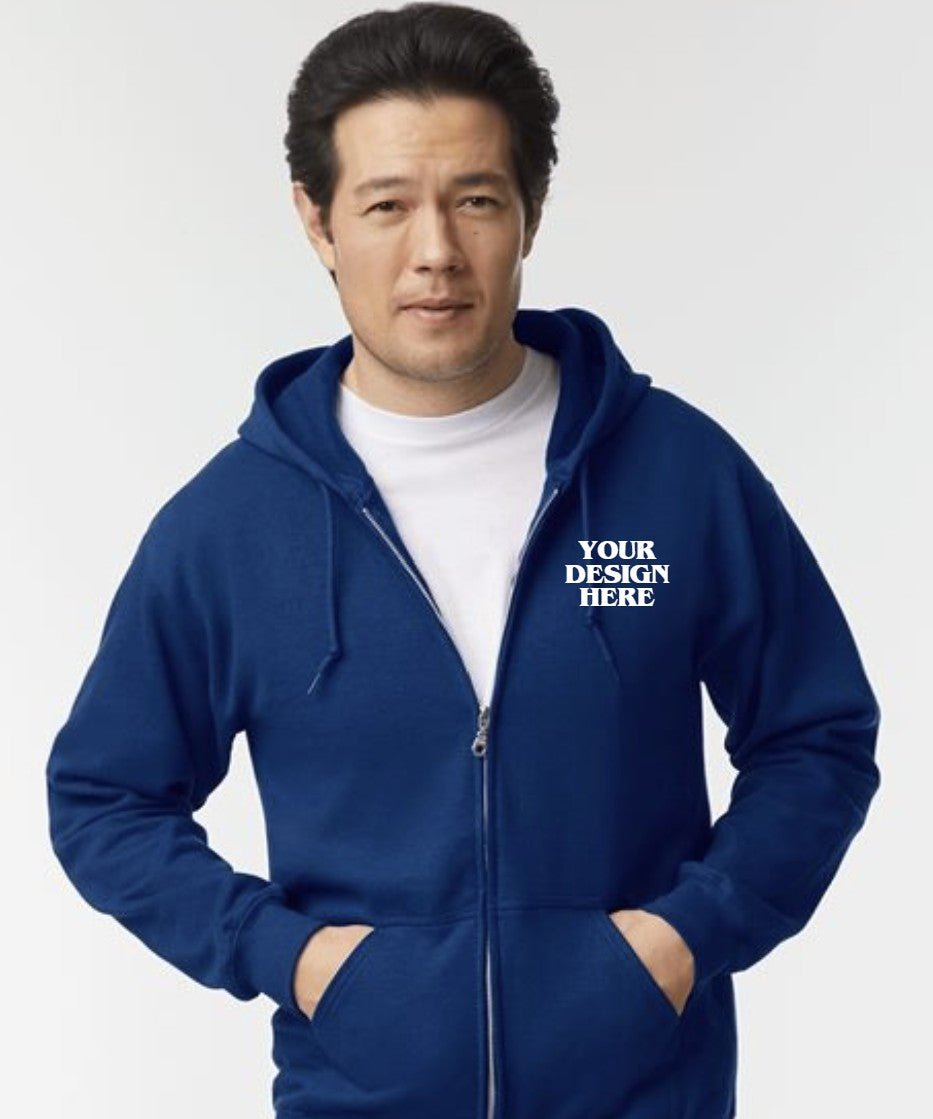 Unisex Heavy Blend™ Full-Zip Hooded Sweatshirt - Be Proud Line | Custom Apparel