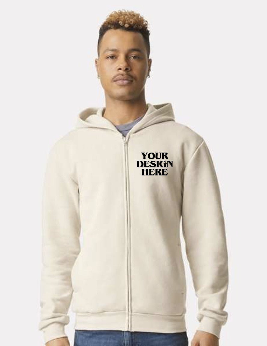 Unisex ReFlex Fleece Full-Zip Hoodie Sweatshirt - Be Proud Line | Custom Apparel