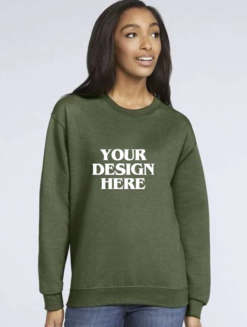 Unisex Softstyle® Midweight Crewneck Sweatshirt - Gildan SF000 - Be Proud Line | Custom Apparel