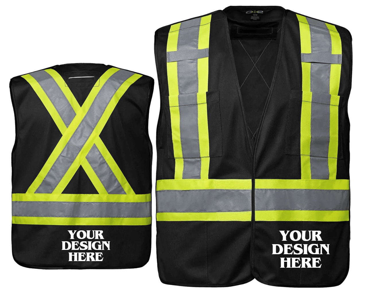Vanguard - Tricot Hi-Vis 5 Point Tear-Away Vest - Dual Sized - L01145 - Be Proud Line | Custom Apparel