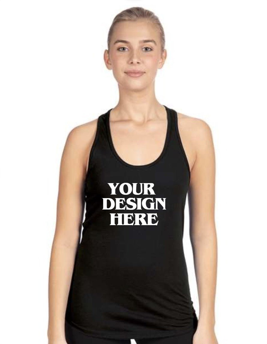 Women's Ideal Racerback Tank - Next Level 1533 - Be Proud Line | Custom Apparel