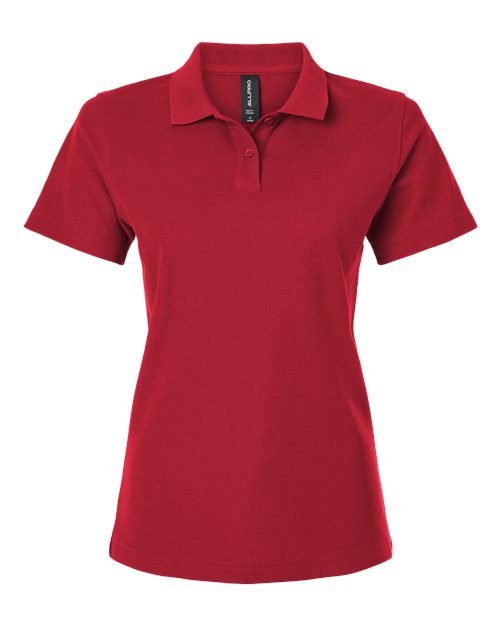 Women's Pique Polo - AllPro 62800L - Be Proud Line | Custom Apparel