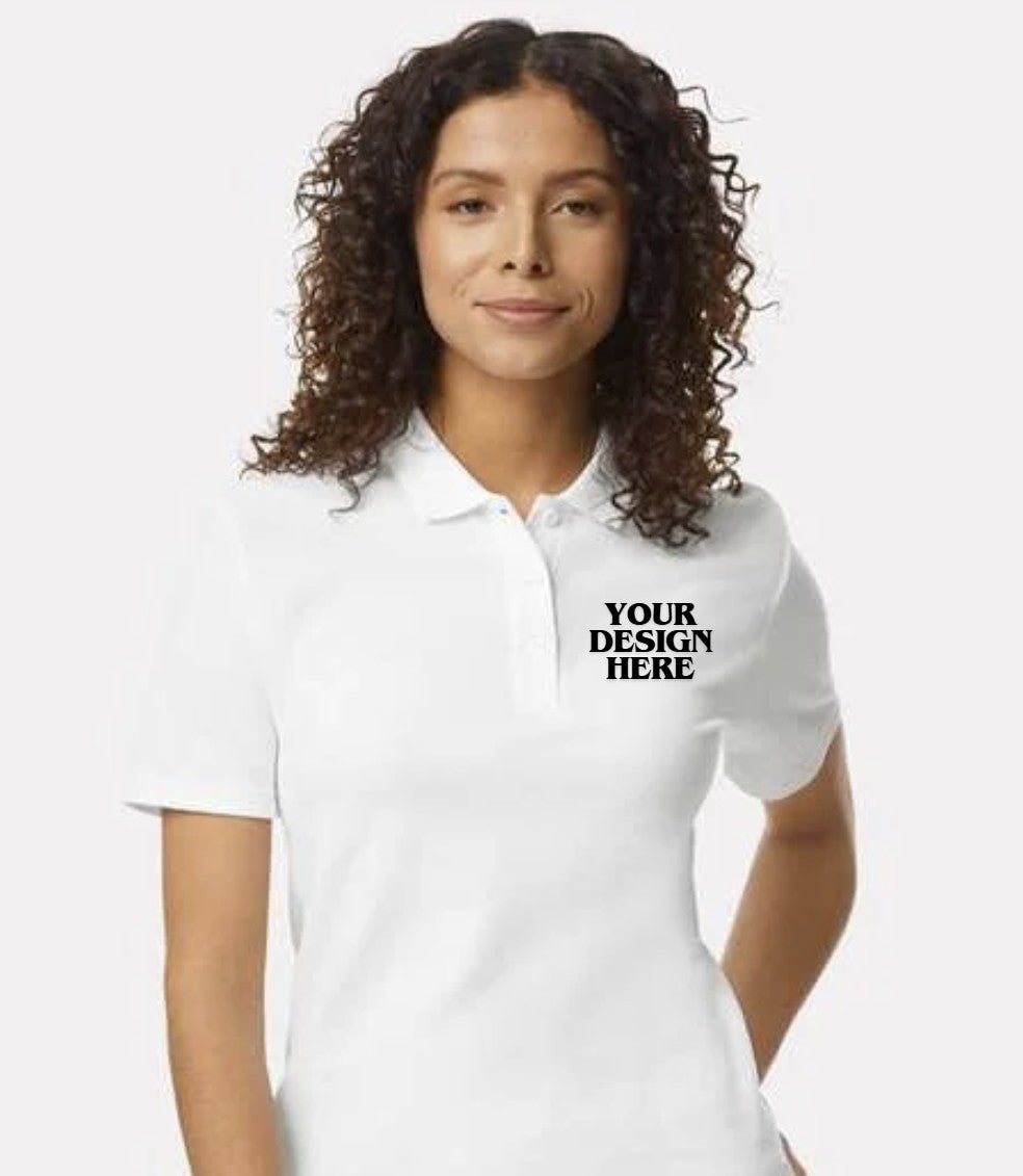 Women's Softstyle® Pique Polo - Gildan 64800L - Be Proud Line | Custom Apparel