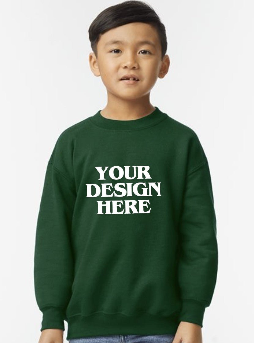 Youth Heavy Blend™ Crewneck Sweatshirt - Gildan 18000B - Be Proud Line | Custom Apparel