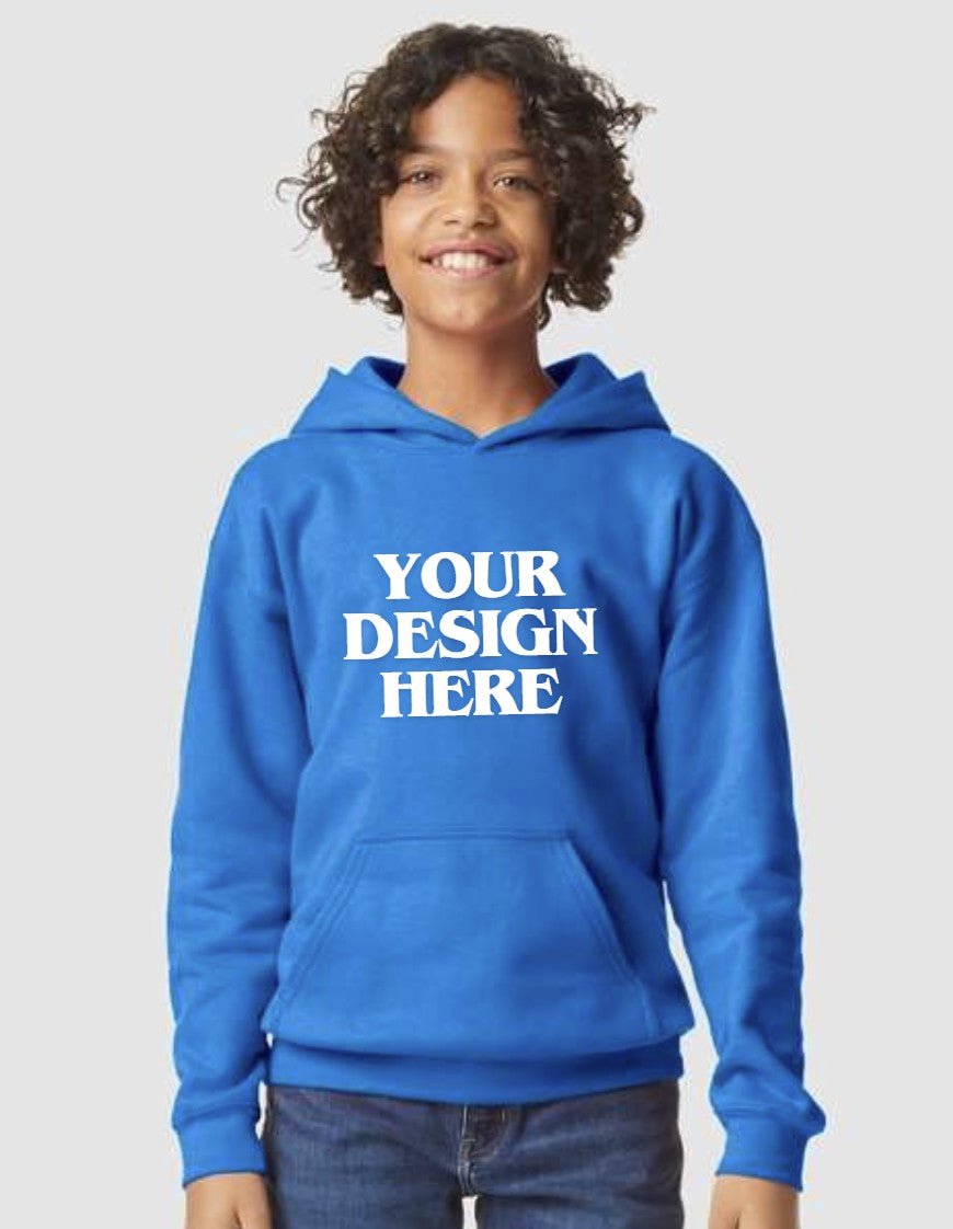 Youth Softstyle® Midweight Hooded Sweatshirt - Be Proud Line | Custom Apparel